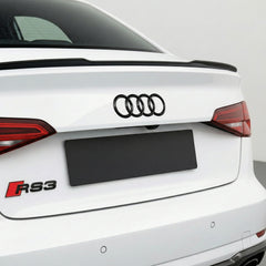 Emblemă Audi RS3 pentru portbagaj / haion, Negru Lucios