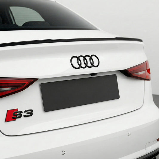 Emblemă Audi S3 pentru portbagaj / haion, Negru Lucios