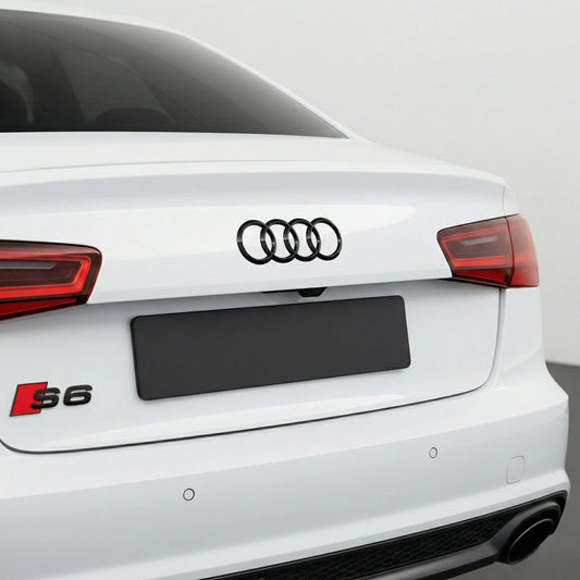Emblemă Audi S6 pentru portbagaj / haion, Negru Lucios