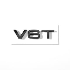 Emblemă Audi V8T pentru aripă, Negru Lucios