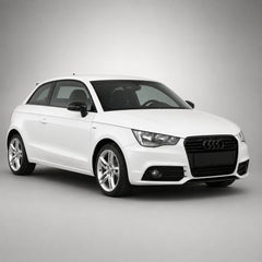 Set embleme Audi A1 8X/GB, A6 C8, A7 C8, 273+202 mm, Negru Lucios