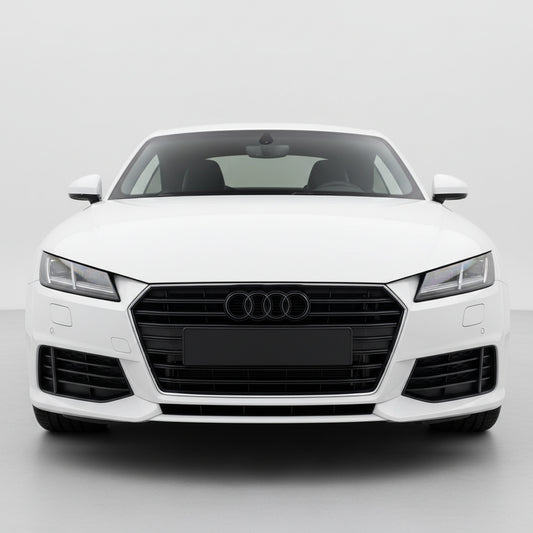 Emblemă față Audi TT / TTS 8J 263 mm pentru grilă originală, Negru Lucios