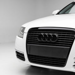 Emblemă față Audi 275 mm pentru grilă originală, Negru Lucios