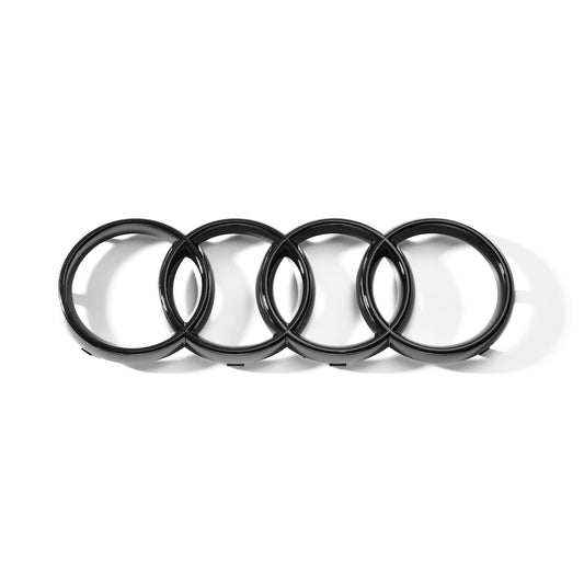 Emblemă față Audi A7 / S7 / RS7 C7 Facelift 282 mm, Negru Lucios
