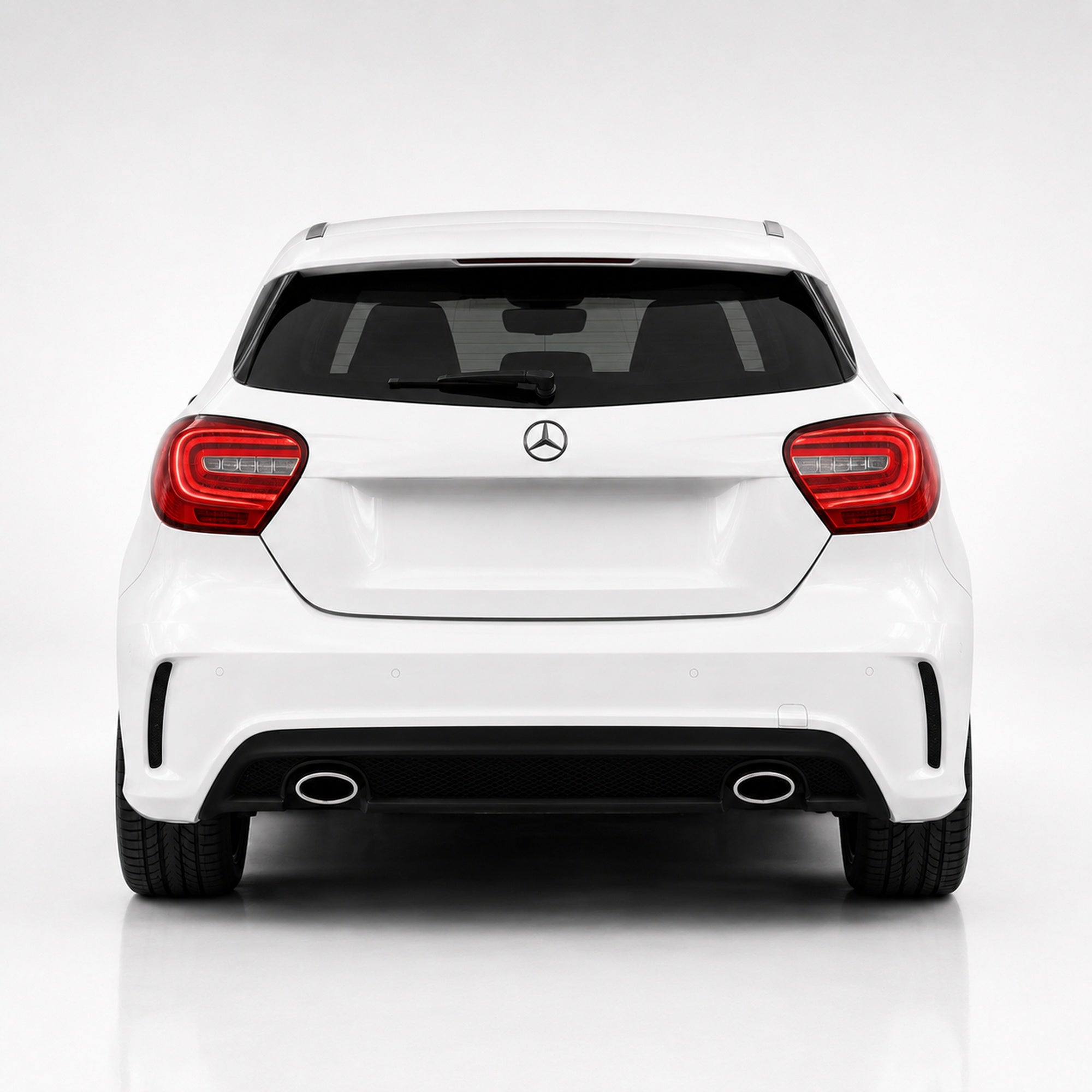 Emblemă Stea Portbagaj Mercedes-Benz A-Class W176 81 mm Negru Lucios, ABS