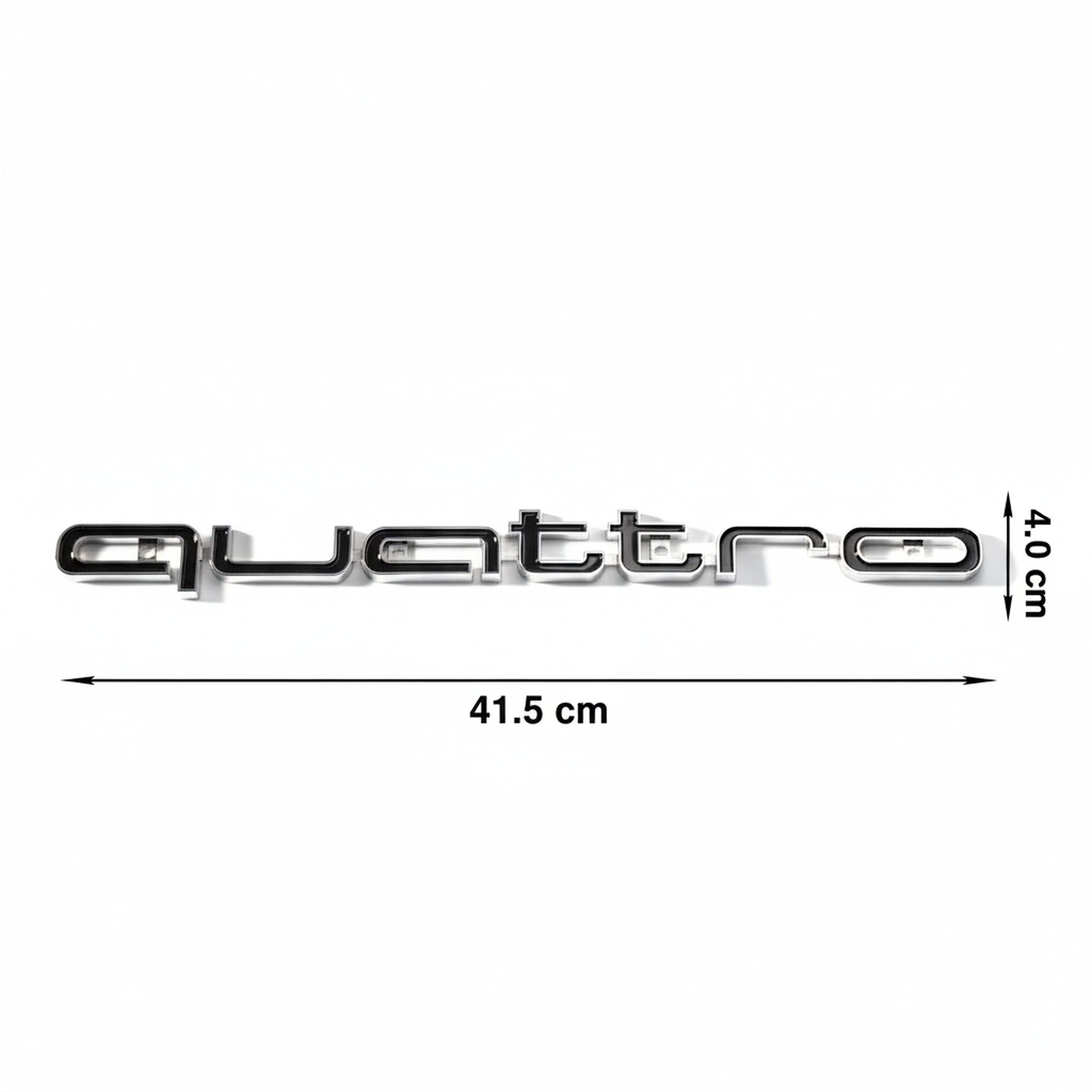 Emblema Quattro 3D 42cm grila