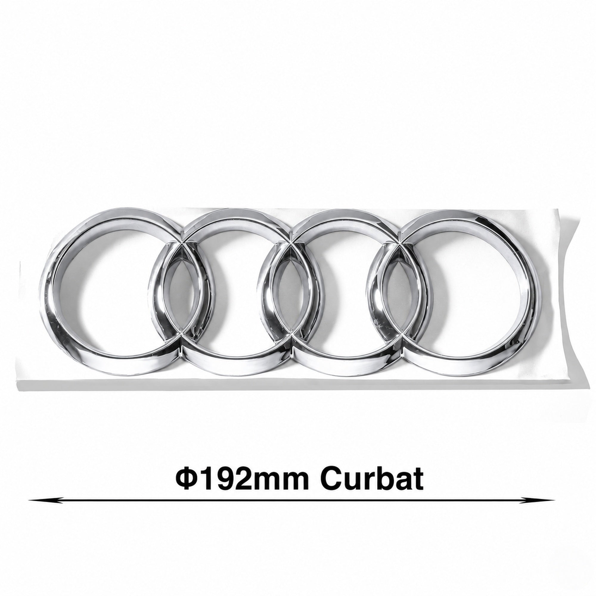 Emblema spate Audi curbata 192mm
