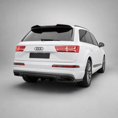 Set embleme Audi Q7 / SQ7 4M, 315+230 mm, Negru Lucios