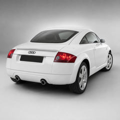 Set embleme Audi TT / TTS 8N, 249+177 mm, Negru Lucios