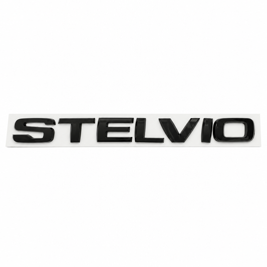 Emblema scris Stelvio