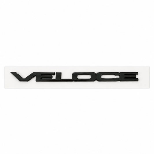 Emblema scris Veloce