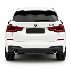 Emblemă BMW X3 Portbagaj/Haion 3x10cm F25 G01 Negru Lucios, ABS