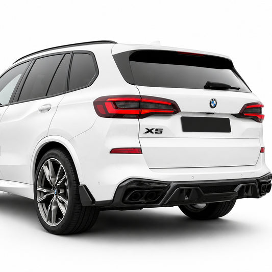Emblemă BMW X5 Portbagaj/Haion 3x10cm F15 G05 Negru Lucios, ABS