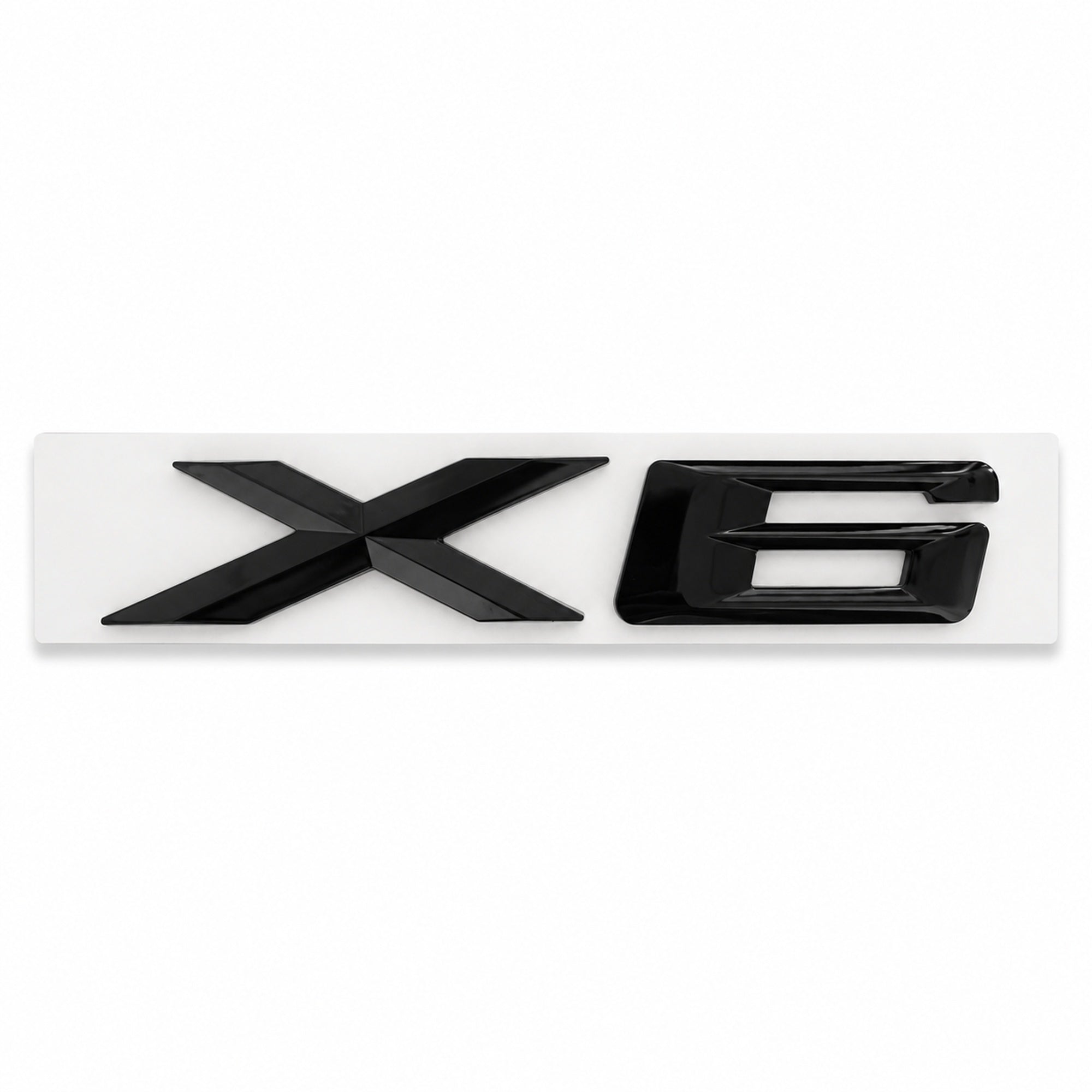 Emblemă BMW X6 Portbagaj/Haion 3x10cm F16 G06 Negru Lucios, ABS