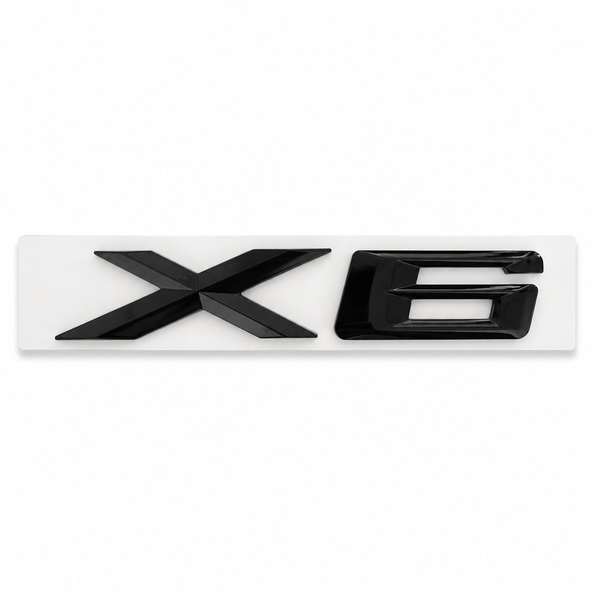 Emblemă BMW X6 Portbagaj/Haion 3x10cm F16 G06 Negru Lucios, ABS
