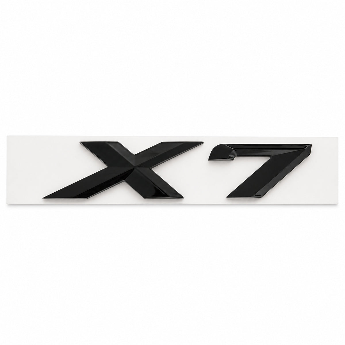 Emblemă BMW X7 Portbagaj/Haion 3x8.5cm G07 Negru Lucios, ABS