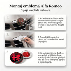 Emblema Alfa Romeo 74mm