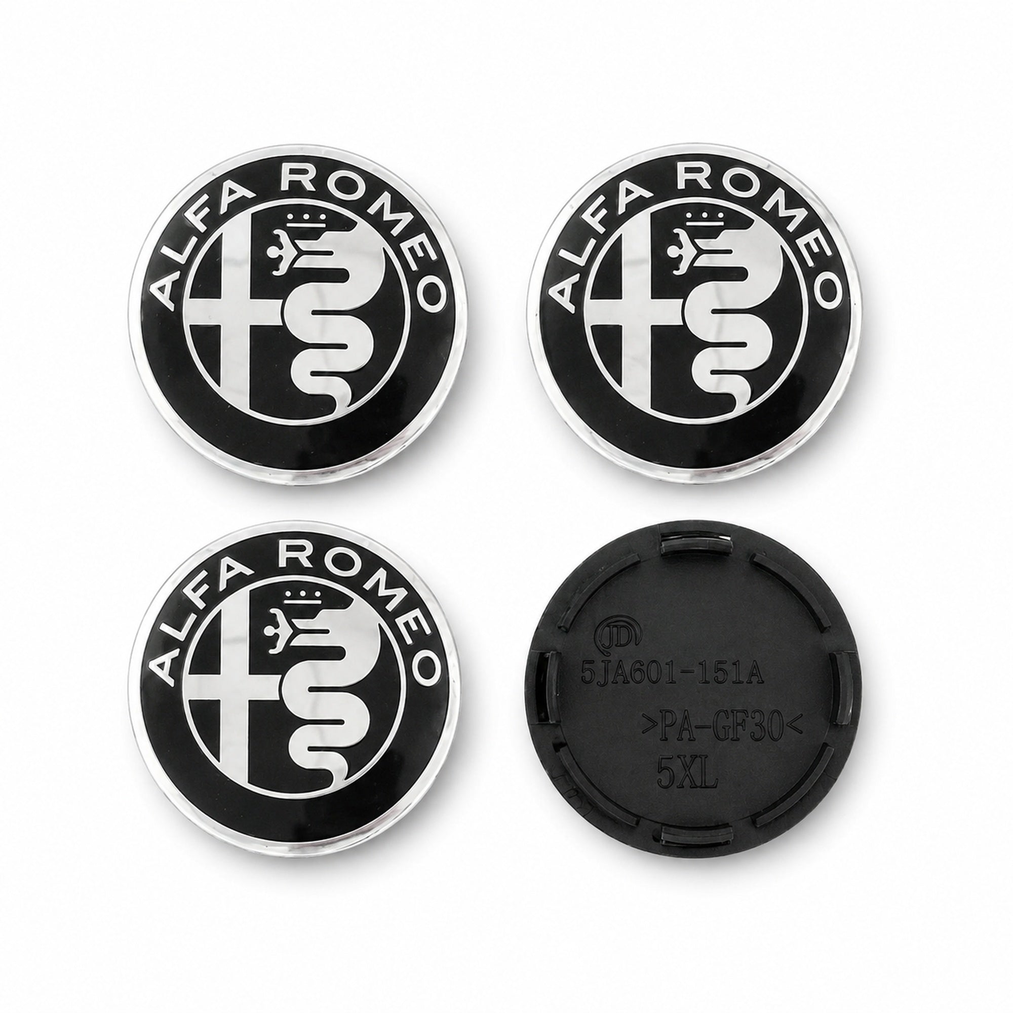 Set 4 Capace roata 56mm Alfa Romeo