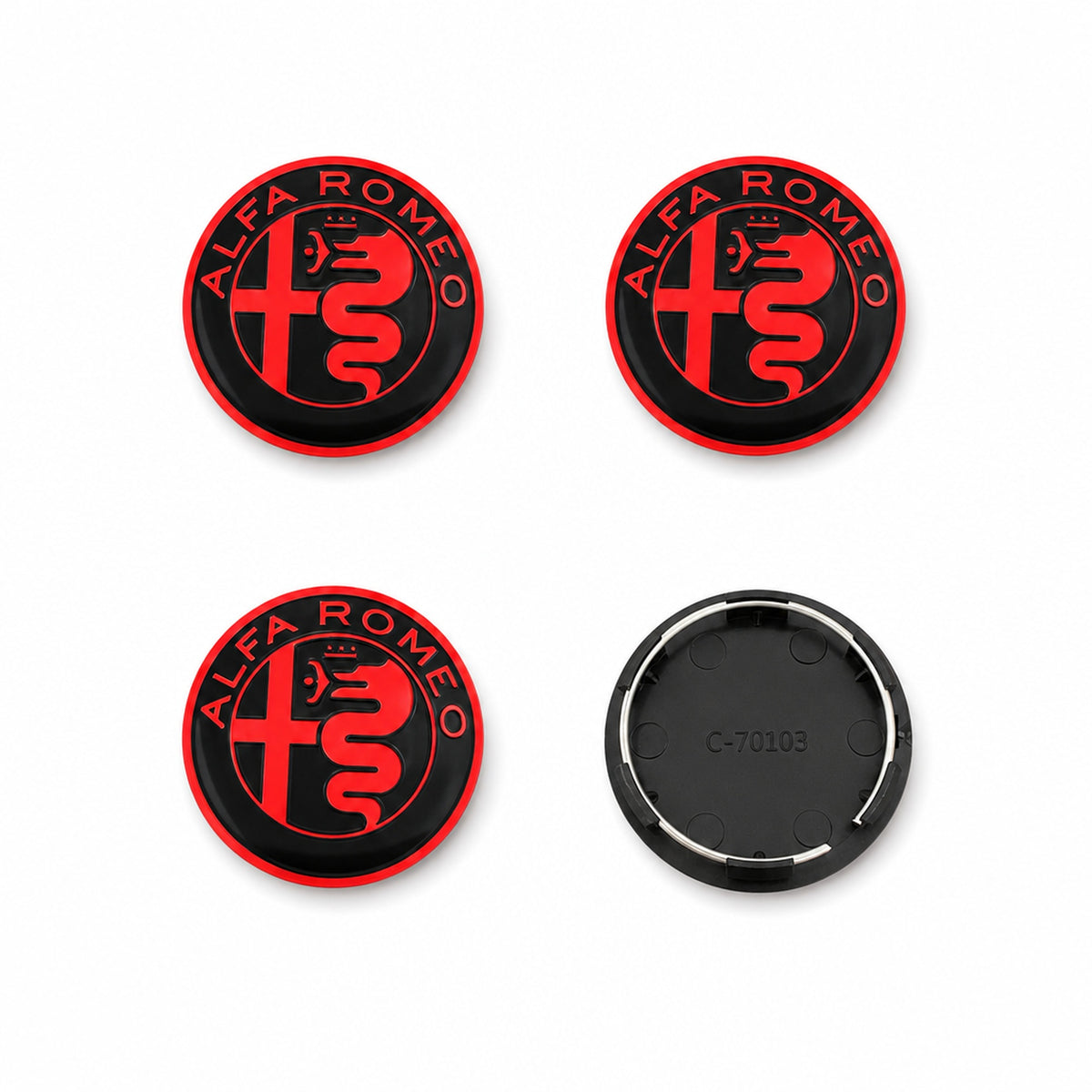 Set 4 Capace roata 50mm Alfa Romeo