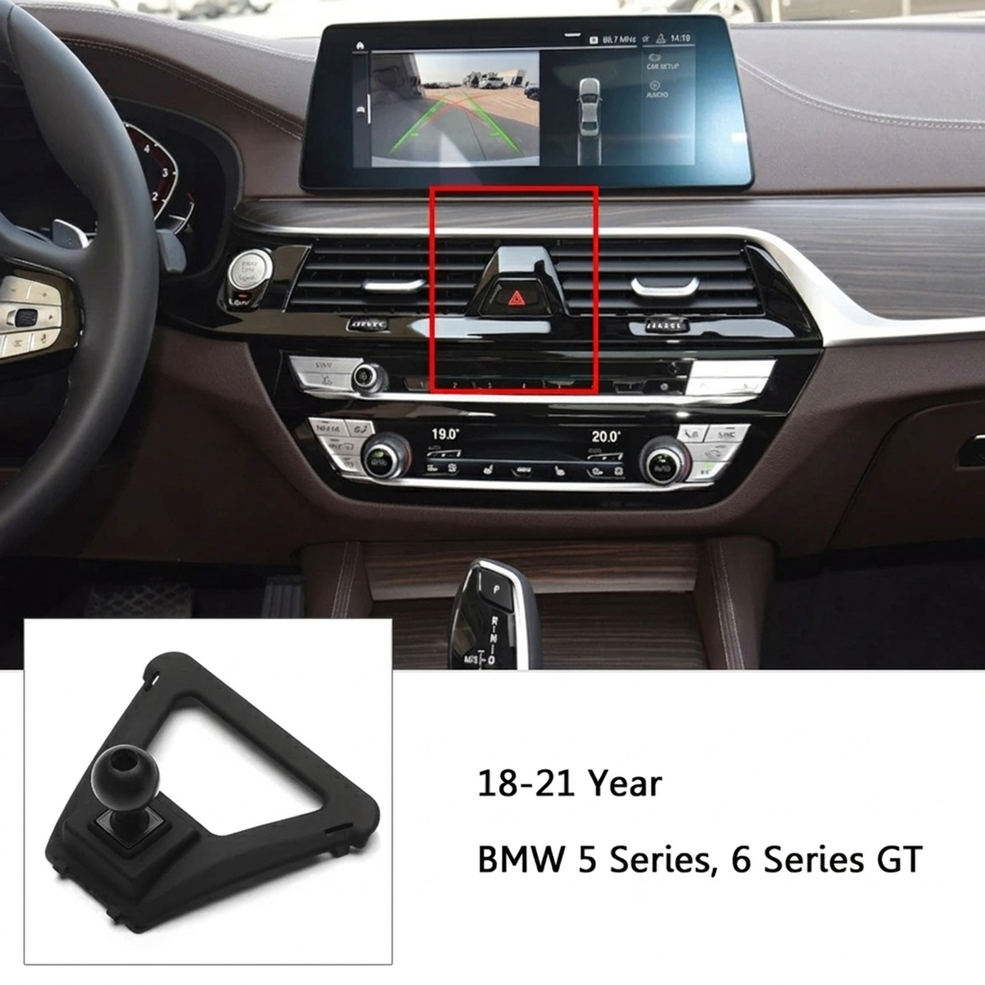 Suport Telefon Auto Dedicat BMW Seria 5 GT F07 (2009-2017)