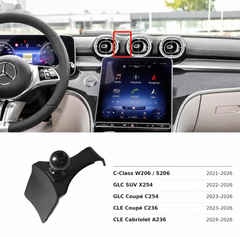Suport Telefon Auto Magnetic DRT WORKS pentru Mercedes-Benz C-Class W206/S206 2021–2026, GLC X254 2022–2026 / C254 2023–2026, CLE C236 2023–2026 / A236 2024–2026